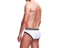 Prowler Brief XL Baltas/Juodas - Two-Tone Stylish Men’s Underwear