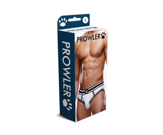 Prowler Open Brief L Baltas/Juodas - Two-Tone Backless Underwear