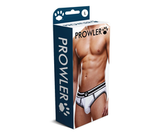 Prowler Open Brief XS Two-Tone Baltas/Juodas Backless Underwear
