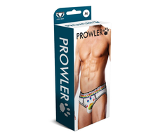 Prowler Oversized Paw Open Brief M Baltas - Signature Pride Waistband