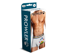 Prowler Oversized Paw Trunk S Baltas - Signature Logo &amp; Pride Waistband