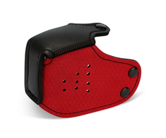 Prowler Red Puppy Play Neoprene Muzzle by Ouch! - Raudona, Adjustable, Soft Material