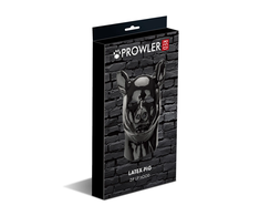 Prowler Red Latex Pig Hood - Juodas