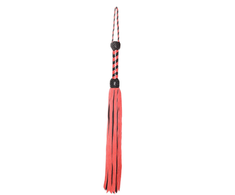 Prowler Red Prowler Raudonas Flogger 33'' - Juodas/Raudona Leather Impact Tool