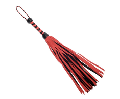 Prowler Red Prowler Raudonas Flogger 33'' - Juodas/Raudona Leather Impact Tool