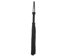 Prowler Red Prowler Raudonas Leather Suede Flogger Juodas - Sturdy Suede Handle, Long Strands