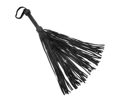 Prowler Red Prowler Raudonas Leather Suede Flogger Juodas - Sturdy Suede Handle, Long Strands