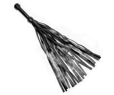 Prowler Red Prowler Raudonas Flogger 66cm - Juodas Braided Leather Impact Tool