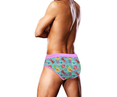 Prowler Swim Brief Model M - Quick-Dry Poolwear, Summertime Print