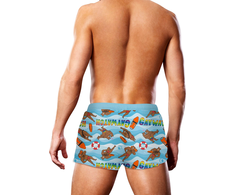 Mėlyna Prowler Swim Trunks Gaywatch Bears S Mėlyna - Elastic Waistband