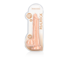 Realrock By Shots DongSkin Premium Intimate Model with Suction Base 25 cm rusvai gelsvas