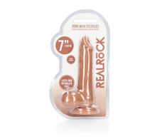 Realrock By Shots You2Toys Intimate Model 7" TPE System with Suction Base - Natural