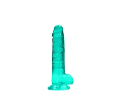 Realrock By Shots Realrock silikoninė dildo su stipriu siurbtuku 19 cm