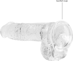 Realrock By Shots Realistinis dildo su kamuoliukais - 6 / 15 cm