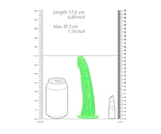 Realrock By Shots REALROCK Slim Glow-in-the-Dark Model with Suction Cup 15.5 cm