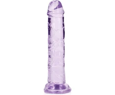 Realrock By Shots RealRock Crystal Clear Intimate Model 6" with Suction Base Transparent