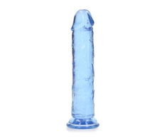 Realrock By Shots REALROCK Crystal Clear 7.9'' Intimate Model with Suction Base Transparent