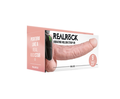Realrock By Shots RealRock Vibrating Hollow Intimate System with Balls 23cm Adjustable Strap