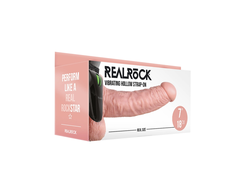Realrock By Shots RealRock Vibrating Hollow Strap-On 18 cm Adjustable Intimate System