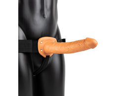 Realrock By Shots RealRock Vibrating Hollow Strap-On 24.5 cm Adjustable Intimate System