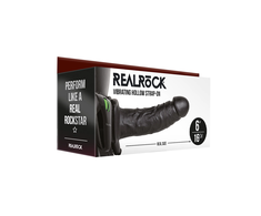 Realrock By Shots RealRock Vibrating Hollow Strap-On 15.5 cm Adjustable Intimate System
