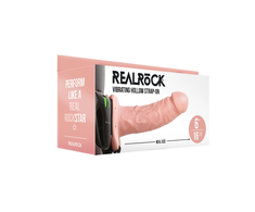 Realrock By Shots RealRock Vibrating Hollow Strap-On 15.5 cm - Adjustable Comfort System