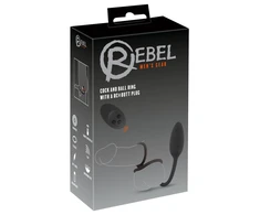Rebel Cock&amp;ball žiedas su RC