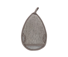 Touche By Shots Touche Vanduo Drop Bath Mitt Charcoal Hemp-Flax Exfoliating Glove