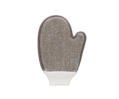 Touche By Shots Touche Bath Glove with Cuff - Exfoliating Flax Hemp &amp; Charcoal Care