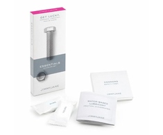 Jimmyjane Essentials Pocket Pleasure Set - Travel Kit with Lubricant &amp; Condoms