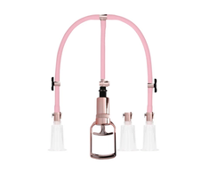 Pumped By Shots Shots Pumped Intimate Stimulation Pump Set Medium-Large, 3 Cups