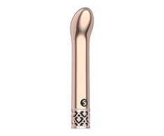 Royal Jewel Shiny G-Spot Vibrator - Metallic Rechargeable Model Slim
