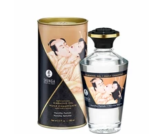 Shunga - Afrodiziako šildantis aliejus su vanile, fetišas, 100 ml