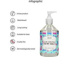 Shots Slide Your Pole In My Hole - Waterbased Lubricant - 500 ml