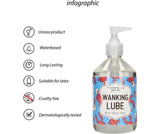 Shots Masturbacijos lubrikantas „WANKING LUBE“ – Masturbacijos lubrikantas – 500 ml