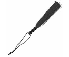 Sex&amp;Mischief Sportsheets S&amp;M Rubber Whip Small Juodas 25 cm - Flexible Handle