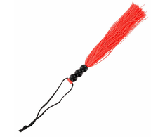 Sex&amp;Mischief S&amp;M Small Rubber Whip Raudona - Durable 25cm Latex Impact Tool