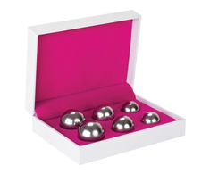 ShotsToys Ben Wa Balls Set - Sidabrinis