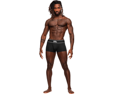 Male Power Modal Rib Pouch Short XL Juodas - Comfort Waistband