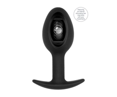 Sono By Shots SONO No.89 Silicone Plug with Kinetic Ball, 8.3 cm, Juodas