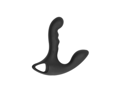Sono By Shots SONO No.64 Intimate Silicone Massager for P-Spot &amp; External Stimulation Juodas