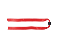 Sportsheets S&amp;M Amor Satin Ball Gag Raudona Ribbon Adjustable 46cm