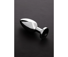 Steel By Shots Ouch! Stainless Steel Plug Large with Decorative Gemstone Base