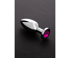 Steel By Shots EasyToys Stainless Steel Plug Large with Decorative Gemstone Base