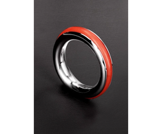 Steel By Shots Cazzo Tensions 2 Stainless Steel Ring with Silicone Inlay 50mm