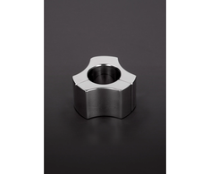 Steel By Shots Ouch! Deluxe Magnetic Stainless Steel Ball Stretcher - 36 mm, Sidabrinis