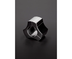 Steel By Shots Ouch! Deluxe Magnetic Stainless Steel Ball Stretcher - 36 mm, Sidabrinis