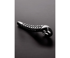 Steel By Shots Kiotos Devil Tongue Steel Intimate Machine Curved Handle 23cm Sidabrinis