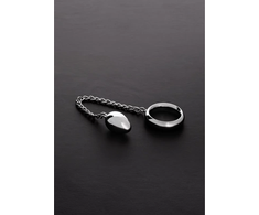 Steel By Shots Ouch! Donut C-Ring Anal Egg 40x30mm Stainless Steel Intimate System