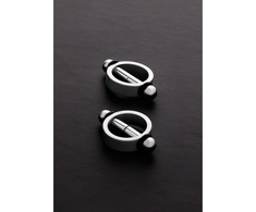 Steel By Shots Shots Magnetic Aliuminio Nipple Ring with Adjustable Pressure System